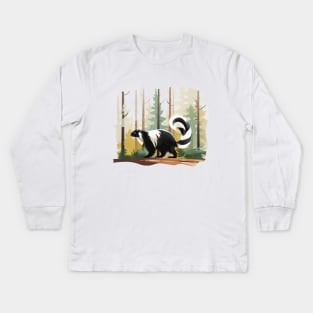 Skunk Kids Long Sleeve T-Shirt